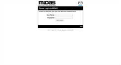 Desktop Screenshot of midas.mazdausa.com