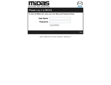 Tablet Screenshot of midas.mazdausa.com